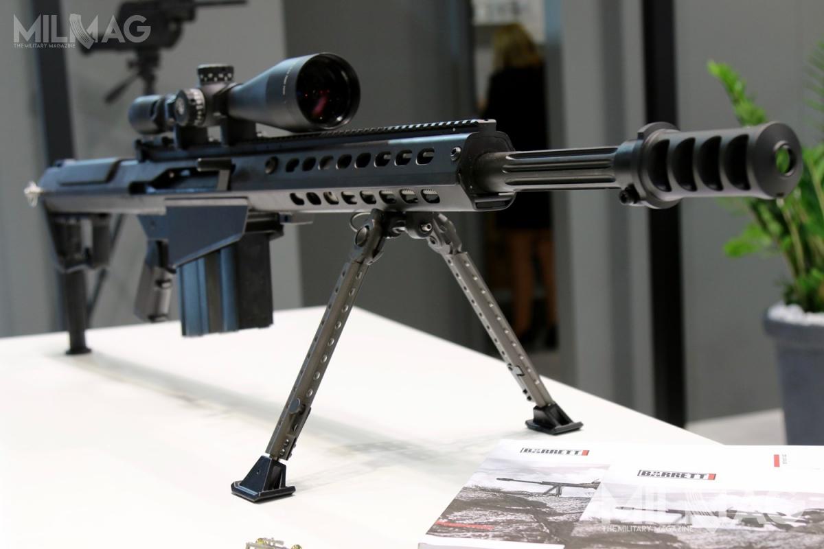 Karabiny Barrett rodziny M82, do których należy też widoczny na zdjęciu M107A1 to najbardziej na świecie rozpowszechniona precyzyjna konstrukcja samopowtarzalna do amunicji 12,7 mm x 99