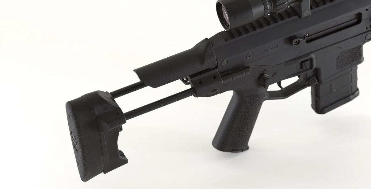 Rozwiązania podobne do kolby PDW dla ACR zaobserwować można chociażby w niektórych wariantach pistoletu maszynowego MP5, lub nieco bardziej współczesnym subkarabinku FN SCAR-SC.