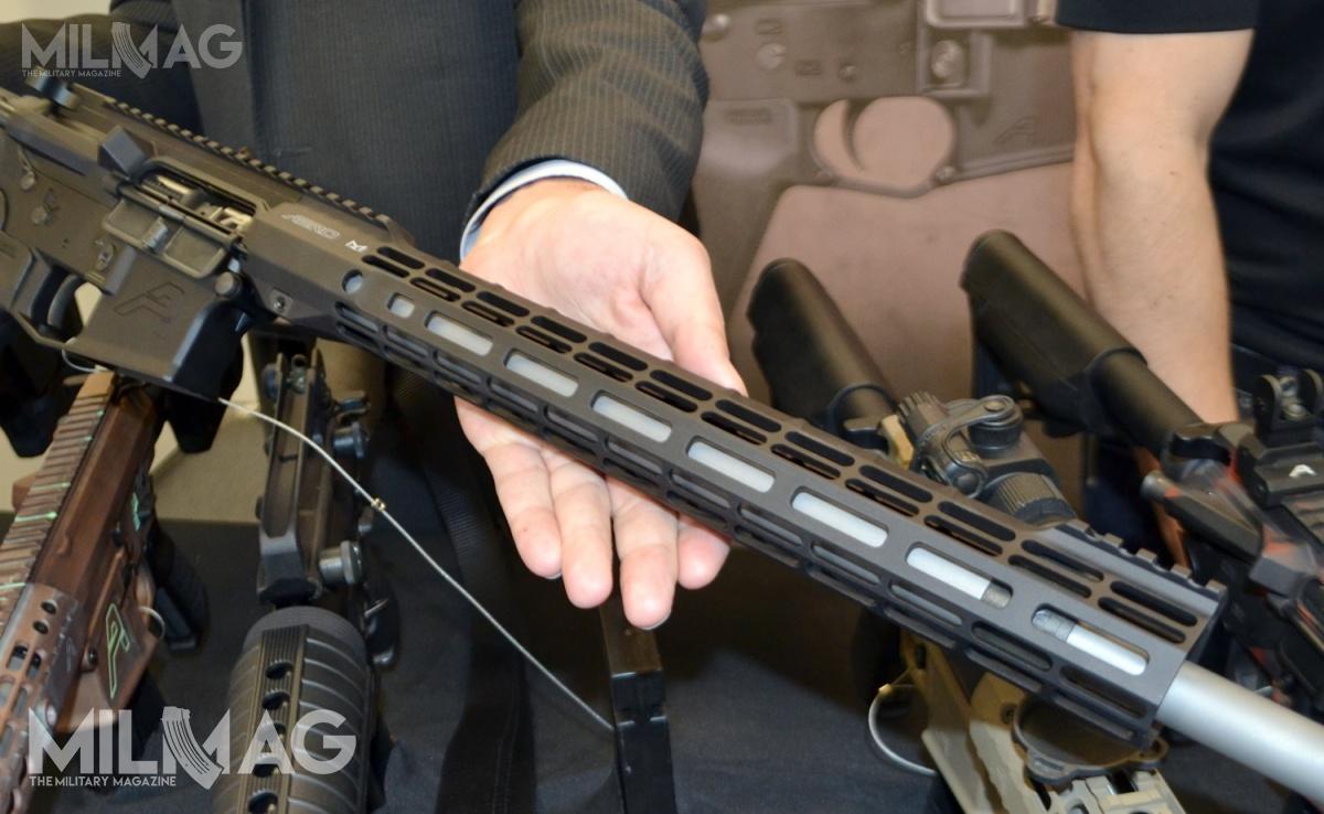 Nowością AERO Precision jest lekkie łoże ATLAS S-One do karabinków AR-15. Producent oferuje je w wersjach z punktami montażowymi M-LOK i KeyMod / Zdjęcia: Karol Szczęśniak
