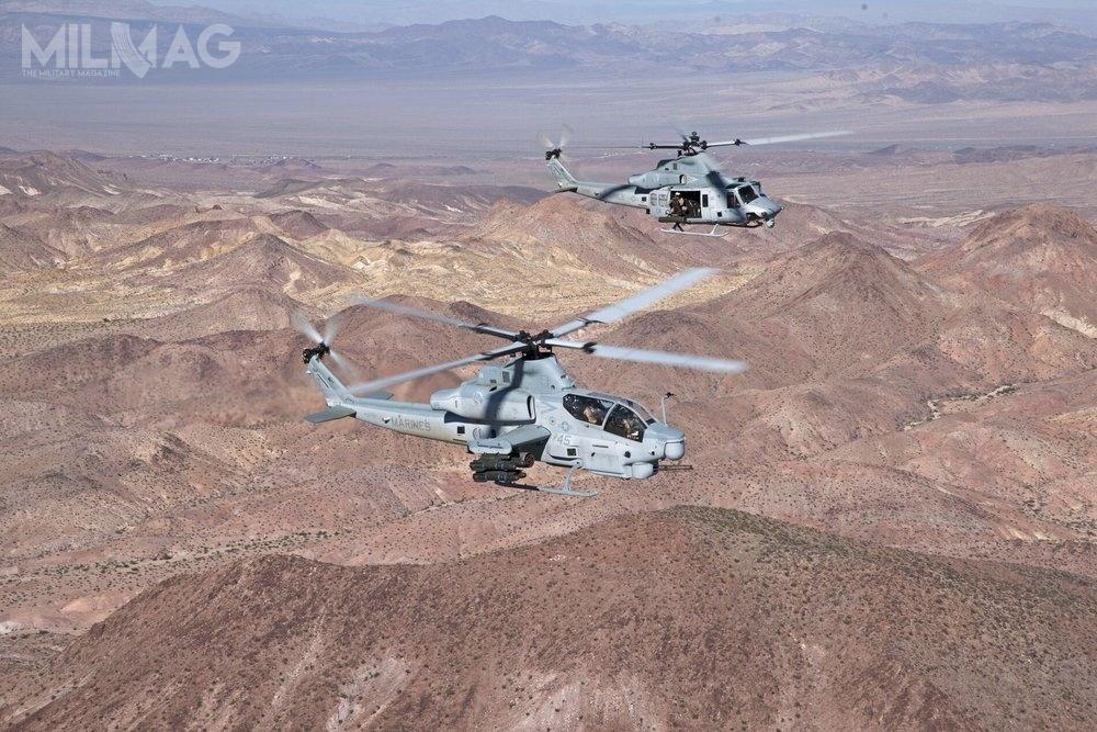 Śmigłowce szturmowe Bell AH-1Z Viper i wielozadaniowe UH-1Y Venom od piętnastu lat wspierają misje ekspedycyjne amerykańskiego Korpusu Piechoty Morskiej (USMC) / Zdjęcie: Bell Textron