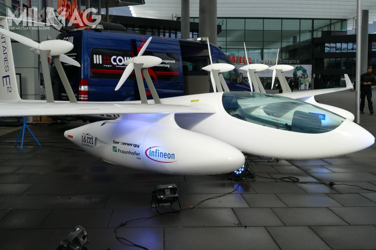 Lange Research zaprezentowało podczas Enforce Tac 2019 makietę wielozadaniowego samolotu elektrycznego Antares E2.