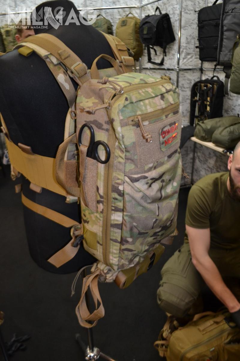 Przedsiębiorstwo UTactic z Kijowa zaprezentowało na IWA 2019 plecak medyczny szybkiego dostępu Animus Adept.