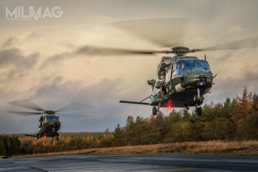 Komponent Lotniczy Sił Zbrojnych Belgii odebrał ostatniego z czterech zamówionych śmigłowców wielozadaniowych NHIndustries NH90 TTH w listopadzie 2014. Wiropłaty są przypisane do 18. Eskadry Śmigłowców i stacjonują w bazie lotniczej Beauvechain w prowincji Brabancja Walońska. Z kolei cztery NH90 FTH są przypisane do 40. Eskadry Śmigłowców w bazie lotniczej Koksijde we Flandrii Zachodniej. Obie eskadry są częścią 1. Skrzydła Śmigłowców