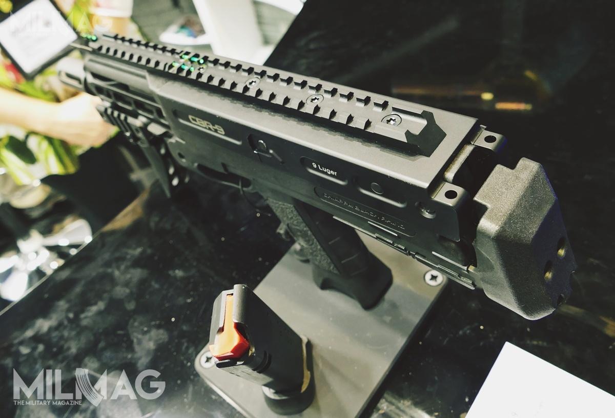 Karabinek CBR-9 testowano na różnych rodzajach amunicji 9 mm x 19 i działa na nich niezawodnie, czemu sprzyja zastosowanie specjalnego magazynka z jednopozycyjnym wprowadzaniem nabojów