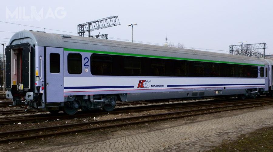Spółka H. Cegielski - Fabryka Pojazdów Szynowych z Poznania dostarczy Wojsku Polskiemu 6 wagonów bezprzedziałowych specjalnych kl. II do przewozu żołnierzy i 2 wagony przedziałowe specjalne kl. II do przewozu konwoju. / Zdjęcie: H. Cegielski - Fabryka Pojazdów Szynowych