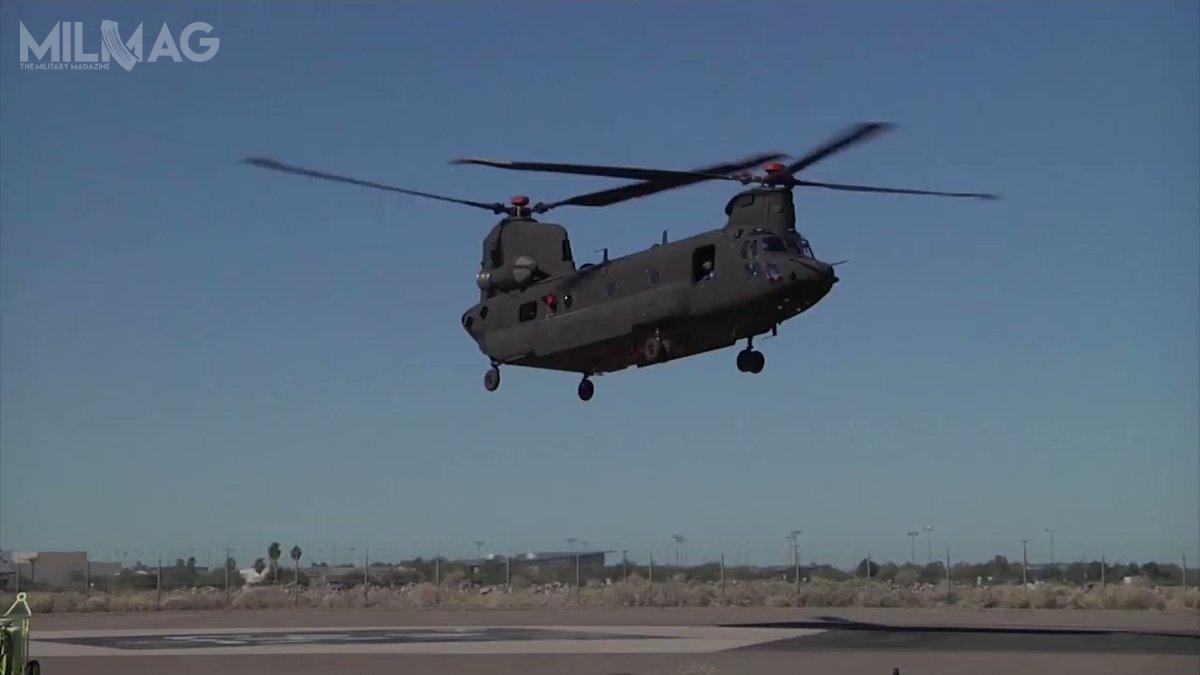 Wszystkie seryjne śmigłowce CH-47F Chinook Block II, które otrzyma US Army zostaną wyposażone w kompozytowe łopaty o skośnych końcówkach