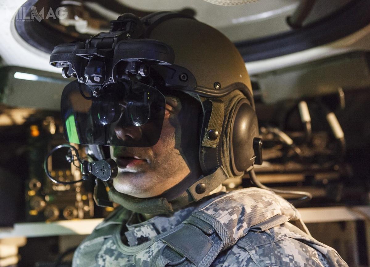 Iron Vision jest przeznaczonym dla wojsk lądowych odpowiednikiem systemu AN/AAQ-37 DAS (Distributed Aperture System), który m.in. przenosi obraz sytuacji taktycznej wokół samolotu F-35 Lightning II na wyświetlacz nahełmowy HMDS Gen III (Helmet Mounted Display System) / Zdjęcie: Elbit Systems