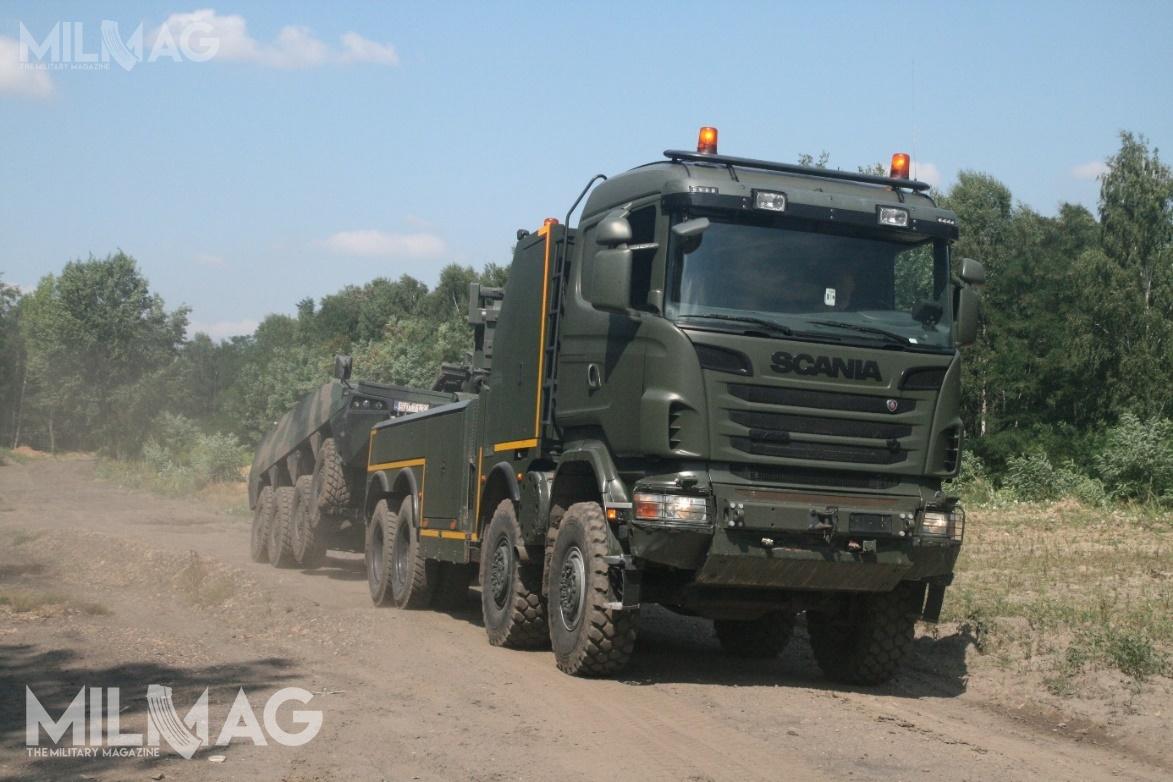 Dostawy ciężkich kołowych pojazdów ewakuacji i ratownictwa technicznego (CKPEiRT) dla Wojska Polskiego są opóźnione. Rosomak deklaruje, że trafią do Sił Zbrojnych RP w 2019 / Zdjęcie: Rosomak