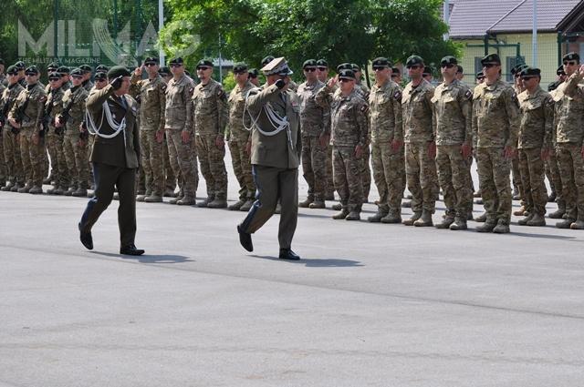 Meldunek od Dowódcy Komponentu Wojsk Specjalnych, gen. bryg. Wojciecha Marchwicy  przyjął Dowódca Generalny Rodzajów Sił Zbrojnych gen. broni Jarosław Mika