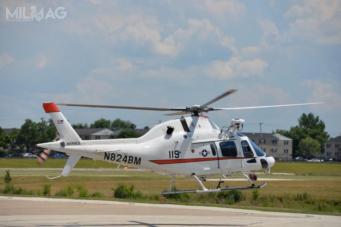 Prototyp TH-119 otrzymał certyfikację Federalnej Administracji Lotnictwa FAA (Federal Aviation Administration) w lipcu 2018. Śmigłowiec jest napędzany silnikiem turbowałowym Pratt & Whitney PT6B37A o mocy 1000 KM (746 kW) / Zdjęcie: Leonardo