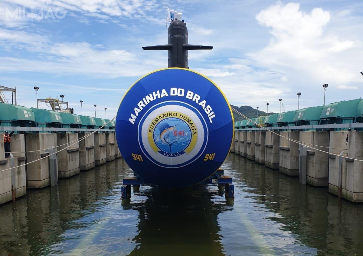 W brazylijskiej stoczni Itaguai odbyła się uroczystość wodowania technicznego okrętu podwodnego Humaitá (S 41), typu Scorpène – budowanego na francuskiej licencji / Zdjęcie: Naval Group