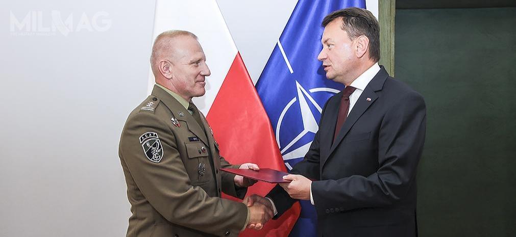 Pułkownik Sławomir Drumowicz zastąpi na stanowisku DowódcyKomponentu Wojsk Specjalnych gen. bryg. Wojciecha Marchwicę. /Zdjęcie: MON