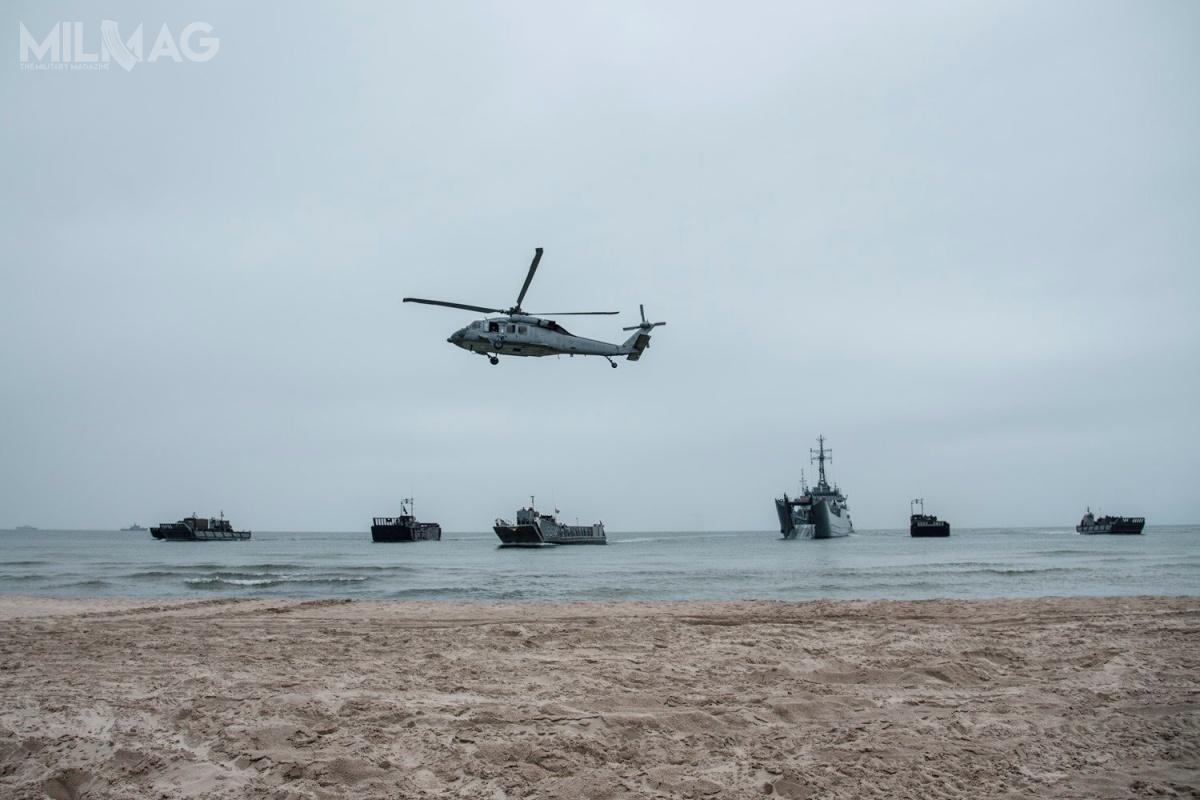 W operacji desantowej na litewskim wybrzeżu brały udział okręty, statki powietrzne i piechota morska z siedmiu państw NATO