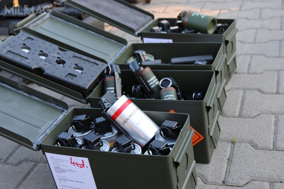Spółka Griffin Group Defence z Warszawy jest wieloletnim dostawcą granatów obronnych i zaczepnych (ofensywnych) niemieckiej spółki Rheinmetall Waffe Munition (RWM), wyprodukowanych w austriackiej filii ARGES (Armaturen-Gesellschaft), a także hukowo-błyskowych dla JW GROM / Zdjęcie: Griffin Group Defence