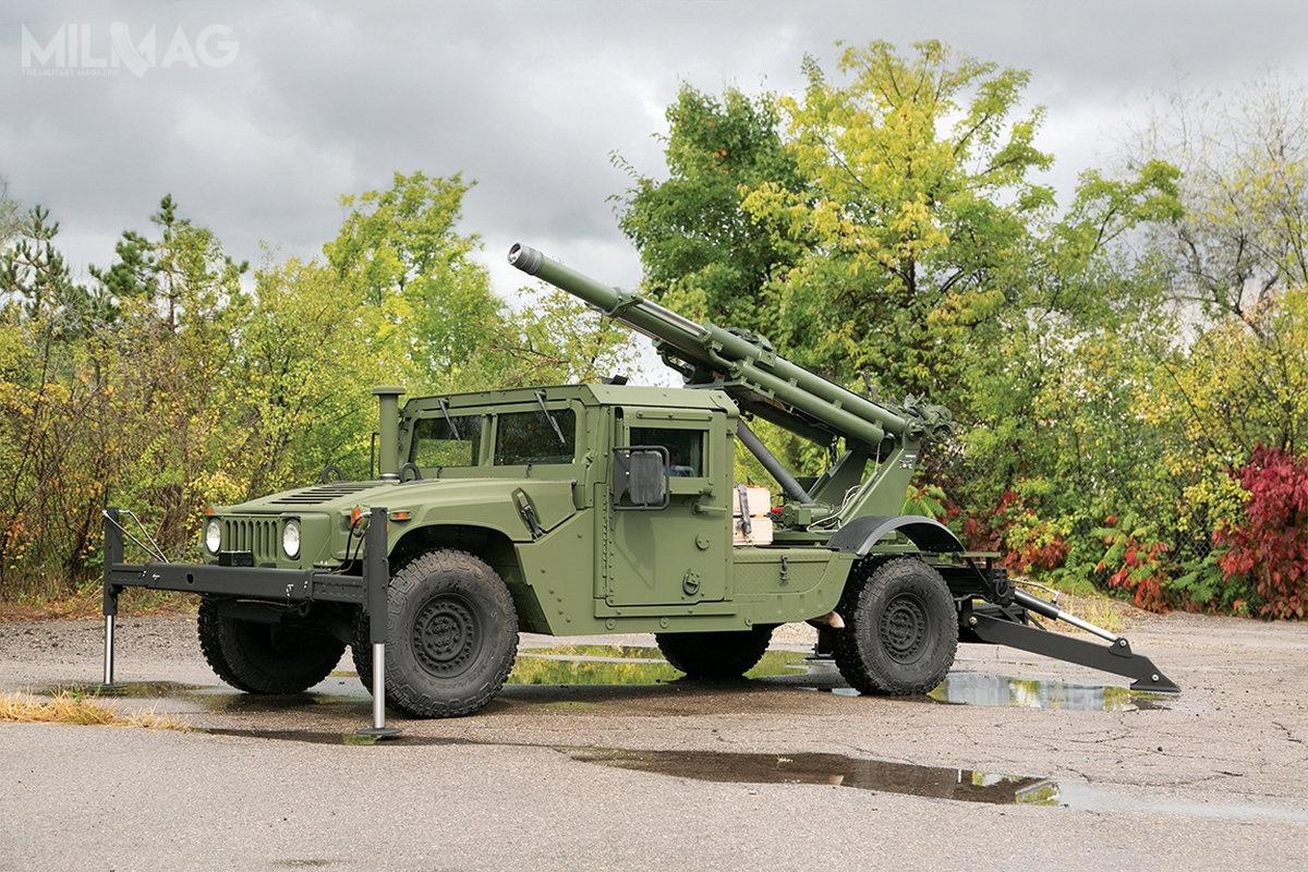 105MWS Hawkeye został zaprezentowany podczas wystawy sprzętu wojskowego AUSA 2016 i przetestowany w 2017 i 2018 przez US Army. /Zdjęcie: Mandus Group