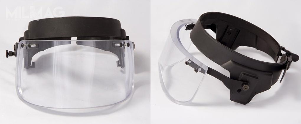 Osłona balistyczna Vigard Visor LT50 o masie 1,3-1,6 kg. Wizjer wykonano z poliwęglanu z warstwą termoplastycznego poliuretanu (TPA) laminowanego metakrylanem metylu (PMMA) / Zdjęcie: ArmorUSA