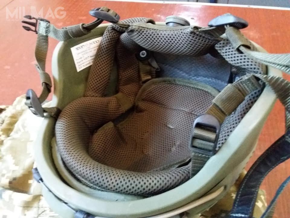 Wnętrze hełmu Temp-3000 Kaska-1M typ F.