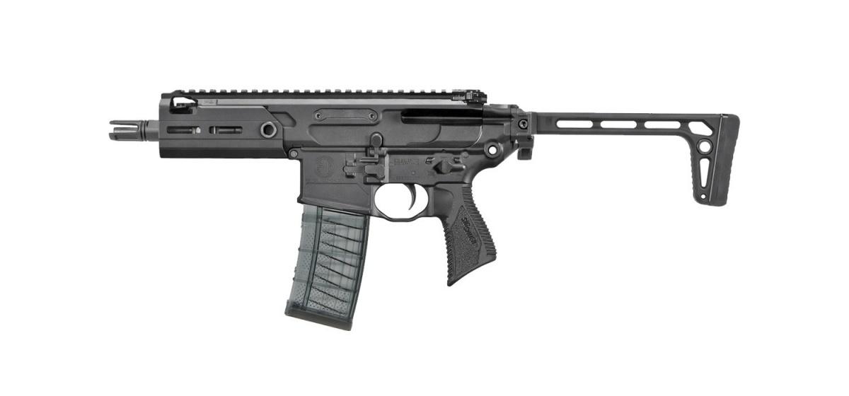 Najkrótsza, ujawniona w sierpniu 2017 odmiana karabinka o nazwie Rattler jest dostępna tylko w wersji do amunicji .300 AAC Blackout. / Zdjęcia: SIG Sauer