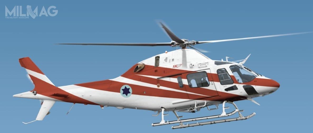 Izrael zakupił z kolei pięć kolejnych śmigłowców szkolnych Leonardo AW119KX Koala, które dołączą do siedmiu zakupionych w lutym 2019. Pierwszy z wiropłatów oblatano w maju br. / Zdjęcie: ministerstwo obrony Izraela