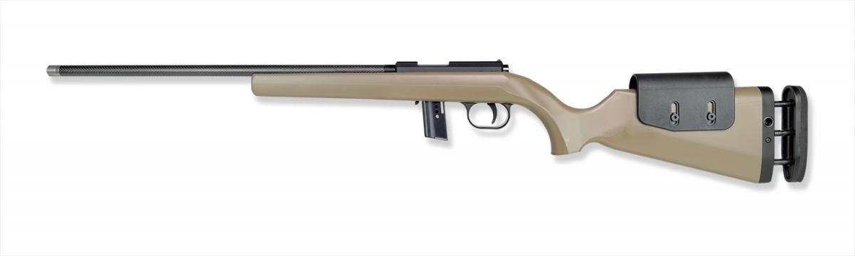 Długość całkowita karabinka Voere K15A to 1000 mm, a dzięki lekkiej lufie masa wynosi zaledwie 1,5 kg.