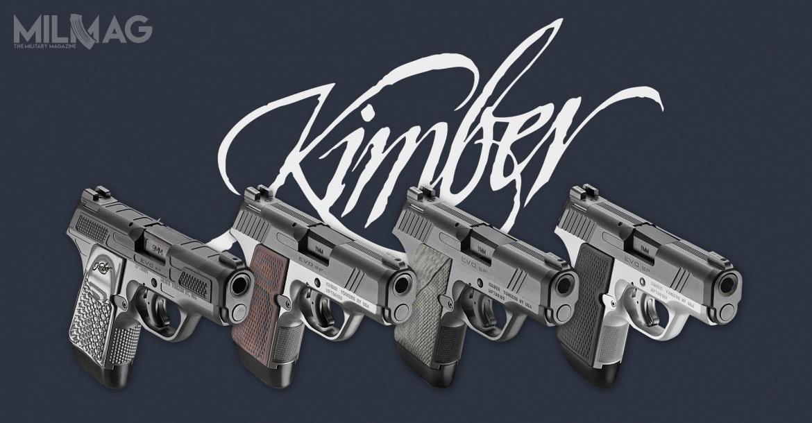 Oficjalnej premiery broni można spodziewać się na SHOT Show 2019 w Las Vegas. Ceny sugerowane Kimber EVO SP to odpowiednio 856, 949, 1047 i 925 USD (3275, 3631, 4005 i 3538 zł). /Zdjęcie: Kimber