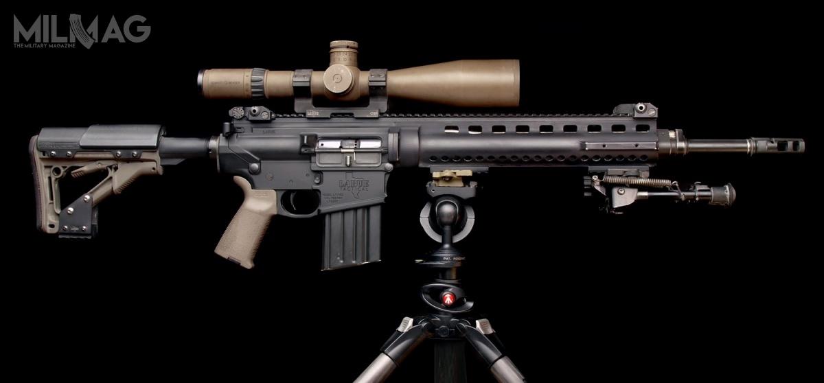GROM zdecydował się zastąpić dotychczas używane 7,62-mm karabiny wyborowe KAC SR-25 przez konstrukcje oferowane przez LaRue Tactical, w tym model OBR, produkowany od 2008 / Zdjęcie: LaRue Tactical
