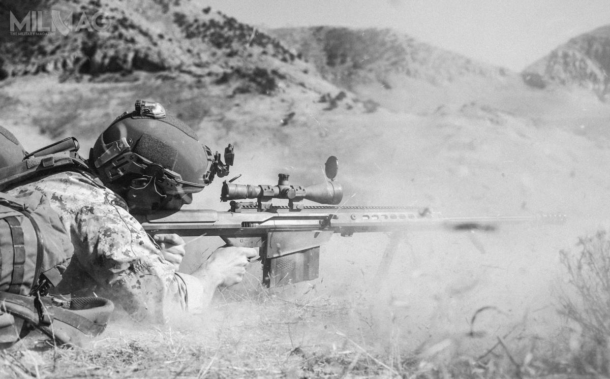 Łotewskie Centrum zakupów i obiektów wojskowych obrony narodowej zamówiło 12,7-mm samopowtarzalne karabiny snajperskie M107A1. To część programu przezbrajania wojska. / Zdjęcie: Barrett