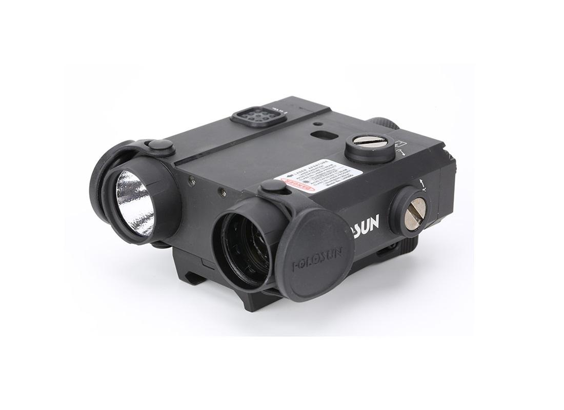 LS420 zasilany jest pojedynczą baterią CR123A, a producent określa czas pracy zielonej wiązki laserowej na 8 godzin. Obudowę wykonano metodą obróbki skrawaniem z aluminium stopu 7075-T6.