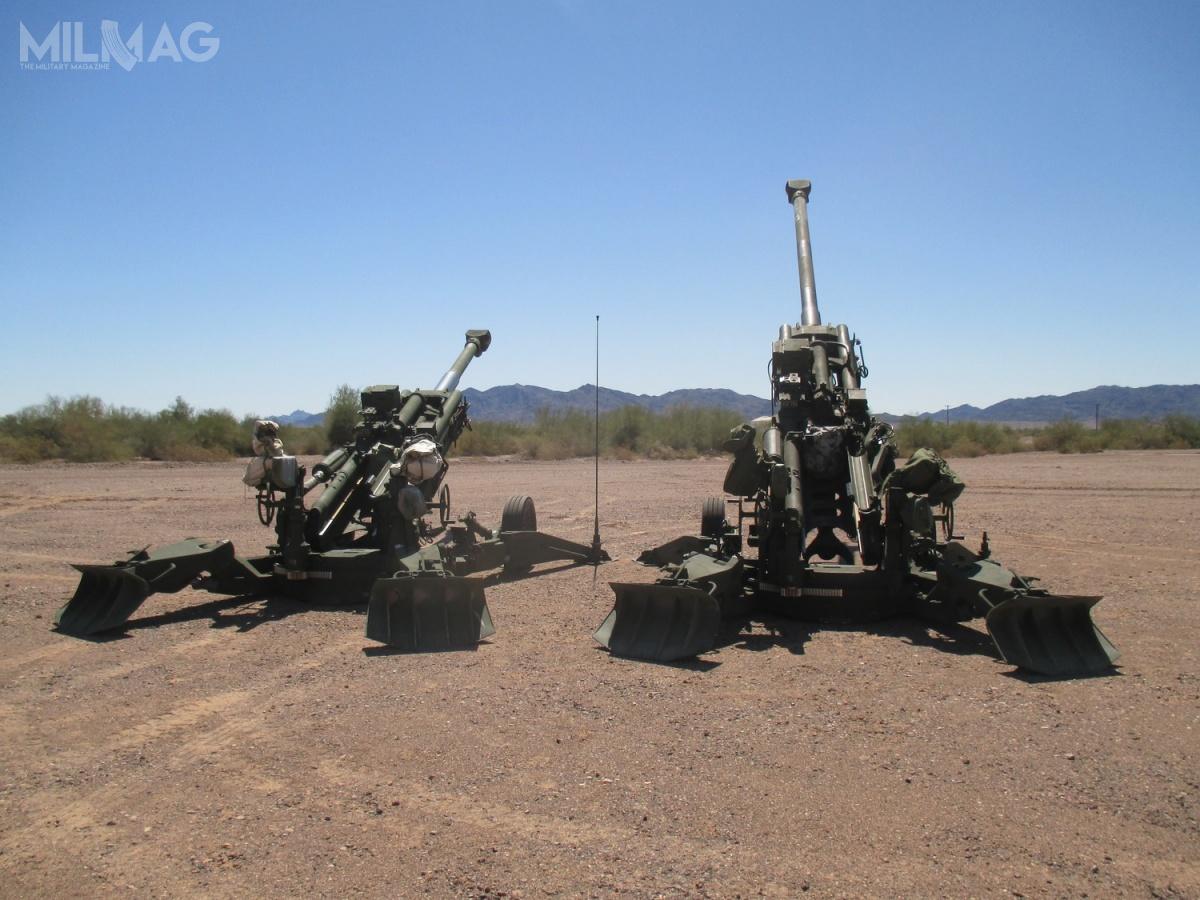 Podczas testów na poligonie Yuma Proving Ground przeprowadzono porównanie efektywności armatohaubic M777 i M777ER.