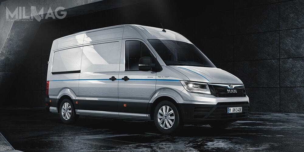 Samochody MAN TGE będą to kolejne niemieckie pojazdy ogólnego przeznaczenia małej ładowności użytkowane w Wojsku Polskim, obok VW Crafter i Transporter / Zdjęcie: MAN Truck & Bus Polska 