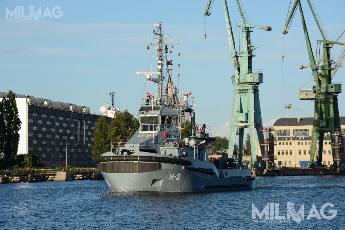 Powrót z prób w morzu podczas trwania prób zdawczo-odbiorczych. Mieszko na wodach Martwej Wisły w najbliższym czasie nie powinien się już pojawiać / Zdjęcia: Przemysław Gurgurewicz