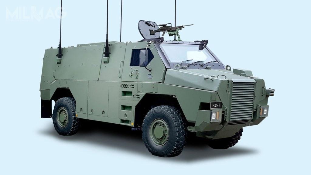 Wojska lądowe Nowej Zelandii mają pozyskać 43 samochody opancerzone Bushmaster 4x4 od Thales – Australia / Grafika: MO Nowej Zelandii