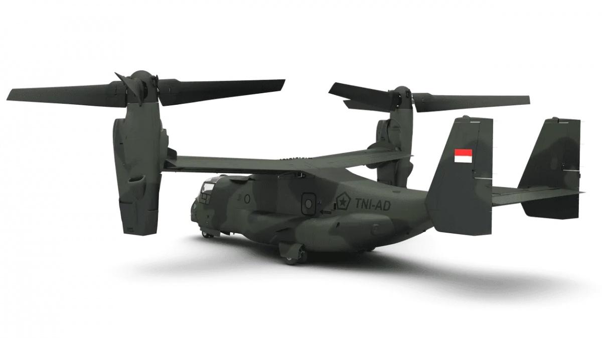 Zgodnie z wnioskiem budżetowym na rok fiskalny 2021, cena jednostkowa V-22 dla Departamentu Obrony USA wynosi około 75 mln USD (296,5 mln zł) / Grafiki: Bell Textron