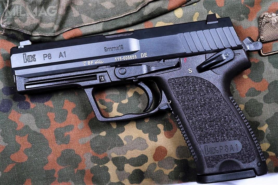 P8A1 ma wzmocniony zamek i lufę o większej trwałości. Długość broni wynosi 195 mm, długość lufy 108 mm, długość linii celowniczej 158 mm, wysokość 135 mm, szerokość 38 mm, masa 770 g. Pistolet zasilany jest z 15-nabojowego magazynka / Zdjęcie: North Sylvia