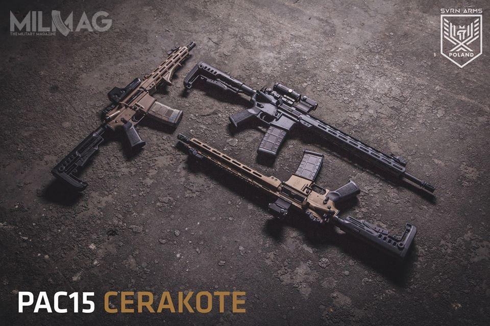 Suveren Arms zamierza rozpocząć sprzedaż karabinków z powłoką Cerakote w drugiej połowie maja w cenie o 700zł wyższej od ceny standardowej wersji