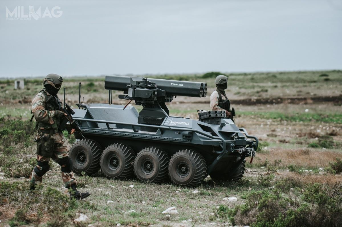 W ramach programu ACW, Rheinmetall może wykorzystać swoje doświadczenie z bezzałogowym pojazdem Mission Master UGV / Zdjęcie: Rheinmetall Denel Munition