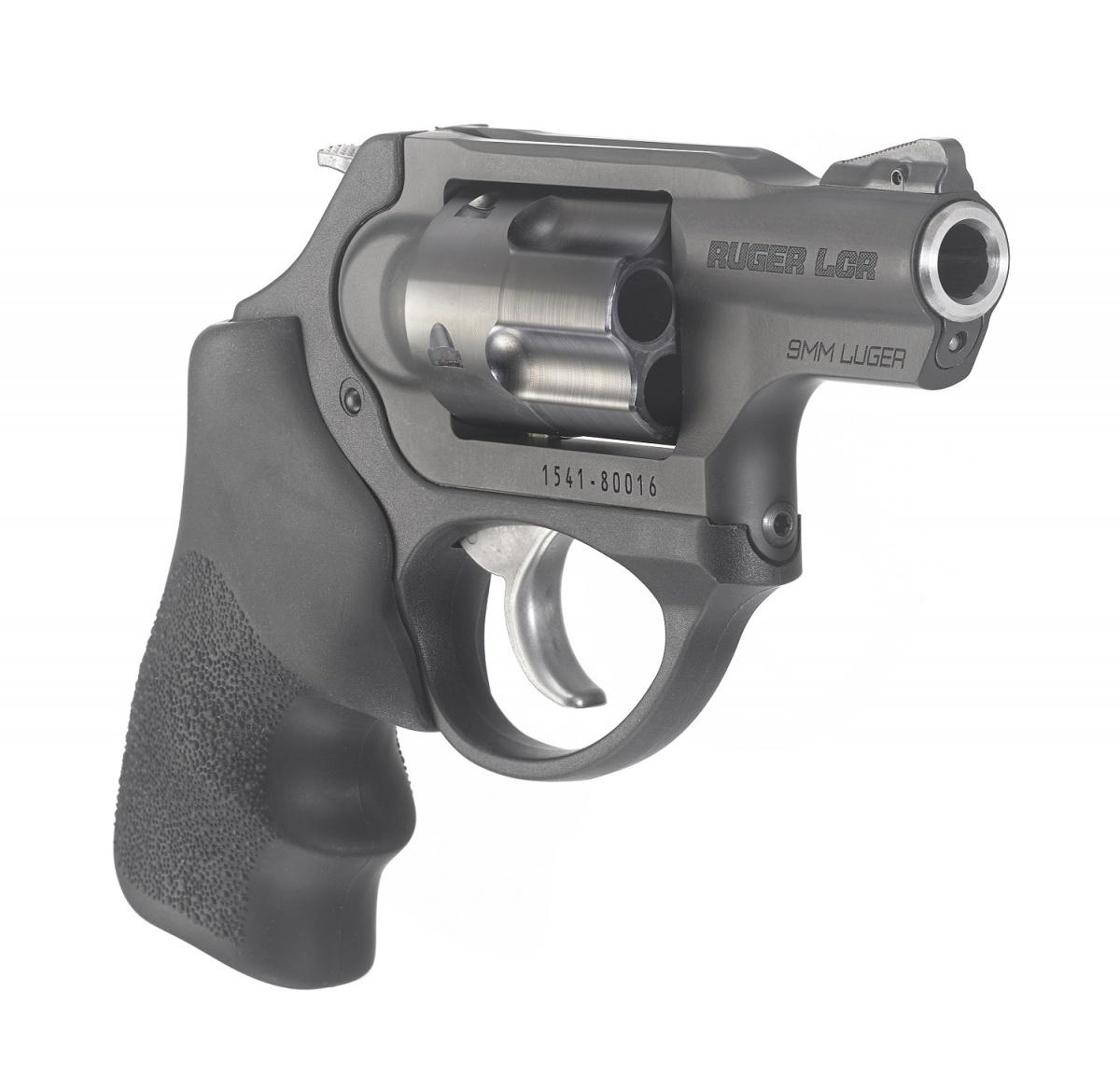 LCRx model 5464 do popularnej amunicji pistoletowej 9 mm x 19 Parabellum. Ma gumowany chwyt z wycięciami na dwa palce i stałą szczerbinę. Długość 165 mm, masa 493 g / Zdjęcia: Ruger