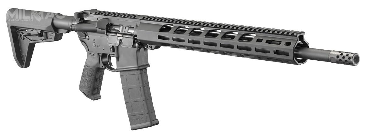 Karabinek samopowtarzalny AR-556 MPR ma lufę o długości 457 mm (18 cali). Otwór gazowy znajduje się zaś w pozycji karabinowej. Zastosowanie długiej rurki gazowej redukuje ciśnienie dostarczane do wnętrza suwadła, którego tylna ścianka działa jako tłok, co przekłada się na odczuwalnie zmniejszony odrzut broni, a także mniejsze zużycie części