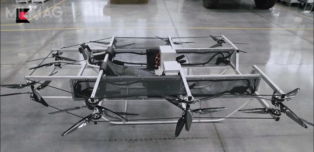 Konstrukcję wykonano z profili aluminiowych dla ograniczenia wagi prototypu przy zachowaniu wytrzymałości, poszycie pojazdu powstało z kompozytu. /Zdjęcia: Koncern Kałasznikow