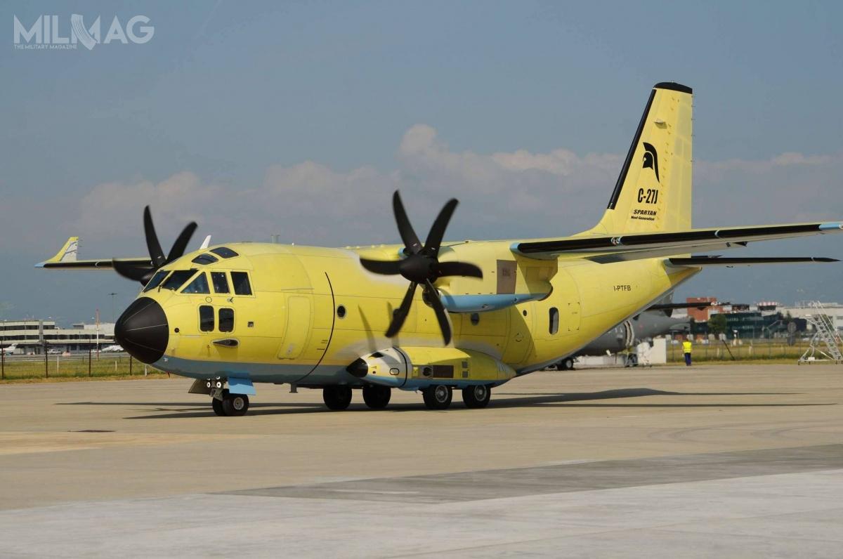 Zmodernizowany samolot transportowy C-27J Next Generation, będący rozwinięciem C-27J Spartan, zostanie w przyszłym roku dostarczony nieujawnionemu odbiorcy / Zdjęcie: Leonardo