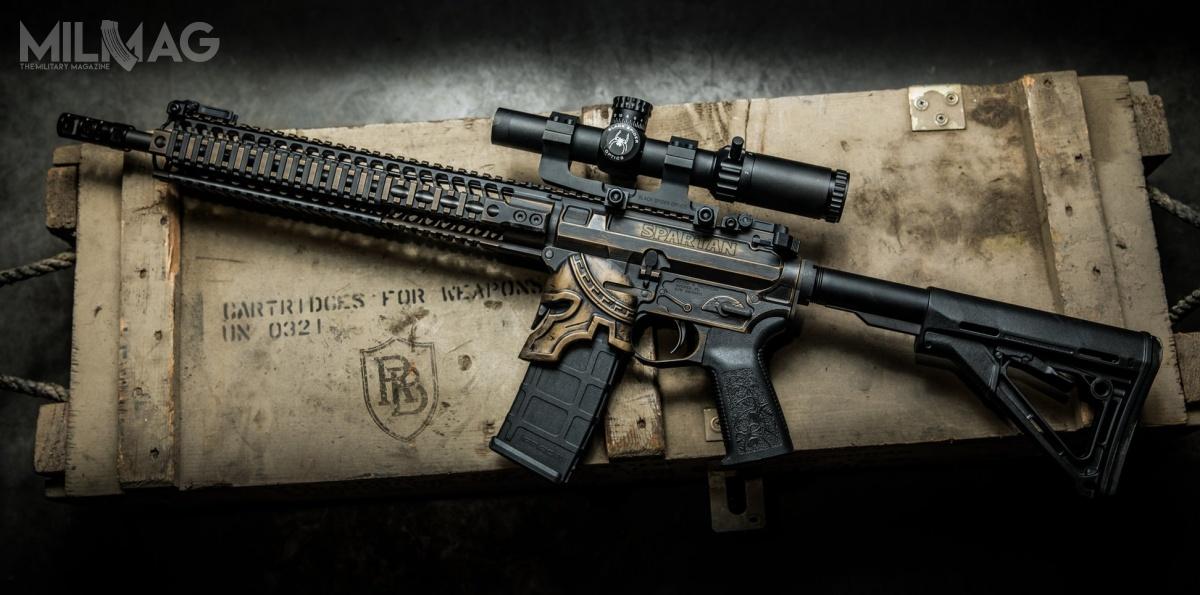 Spike's Tactical we współpracy z Rare Breed Firearms stworzyło karabinki Spartan - inspirowane historią próby odparcia wojsk Perskich przez oddział 300 żołnierzy Sparty.