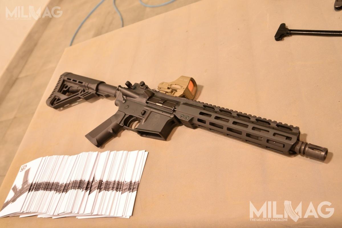 Wytwarzane w Radomiu karabinki Pioneer Arms PAC-15 będą jednym z elementów oferty broni strzeleckiej w SpecShop. Na zdjęciu dobrze widoczny celownik marki Holosun, również dostępny w poznańskim sklepie. /Zdjęcia: Paweł Ściborek, SpecShop