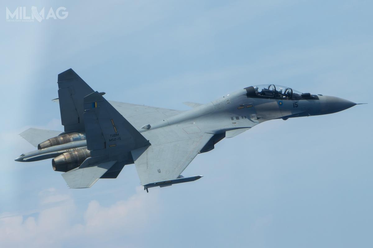 Średni wiek płatowców malezyjskich Su-30MKM wynosi 11,3 roku, jednak niewłaściwy wybór podmiotów odpowiedzialnych za konserwację i utrzymanie samolotów przez poprzedni rząd bardzo mocno utrudnił ich eksploatację / Zdjęcie: US Navy