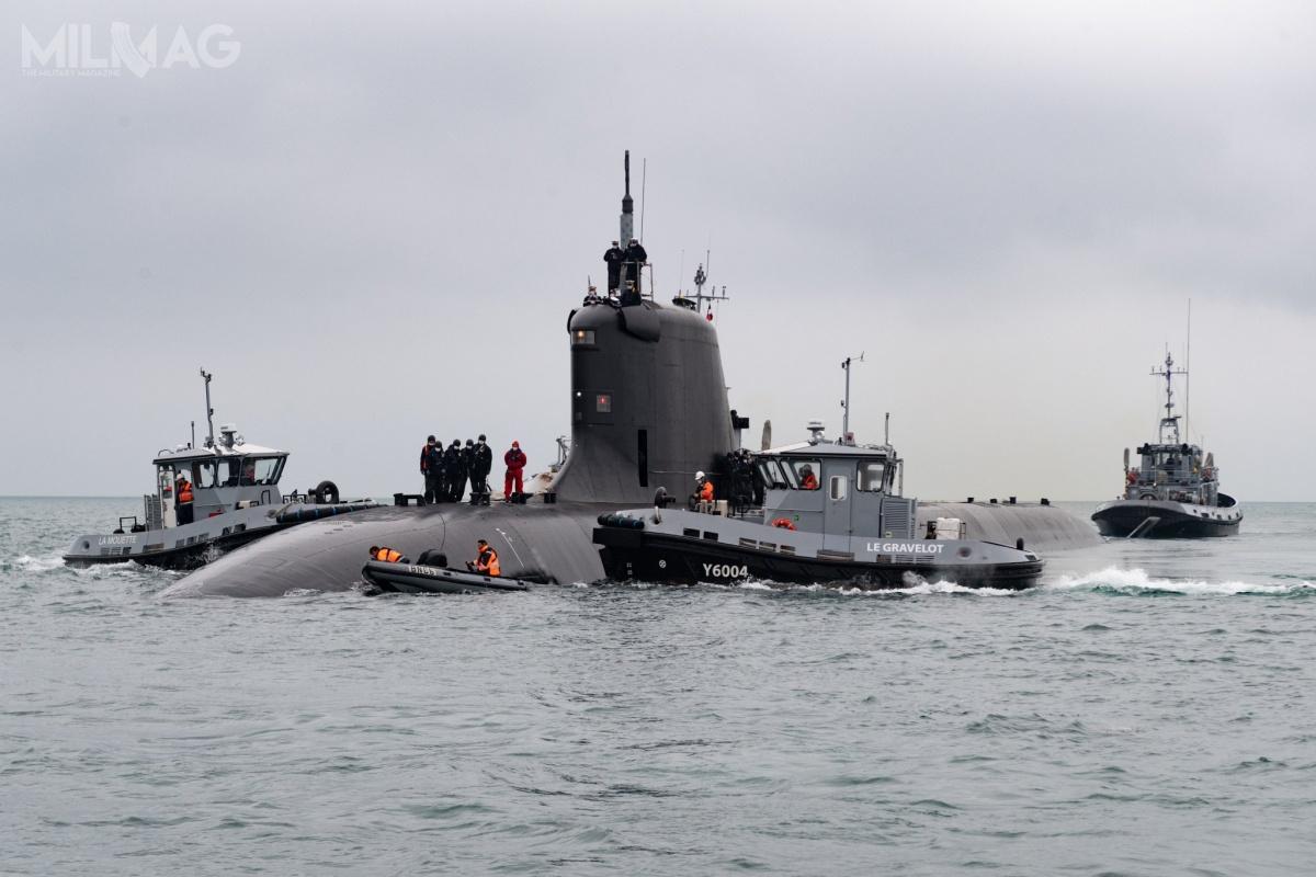 Co ciekawe, konwencjonalny, myśliwski (nieco zmniejszony) wariant, oznaczony jako Shortfin Barracuda 1A został wybrany przez Australię w ramach programu SEA 1000 Future Submarine na budowę 12 okrętów podwodnych, które zastąpią typ Collins począwszy od 2023 / Zdjęcia: Ministerstwo sił zbrojnych Francji