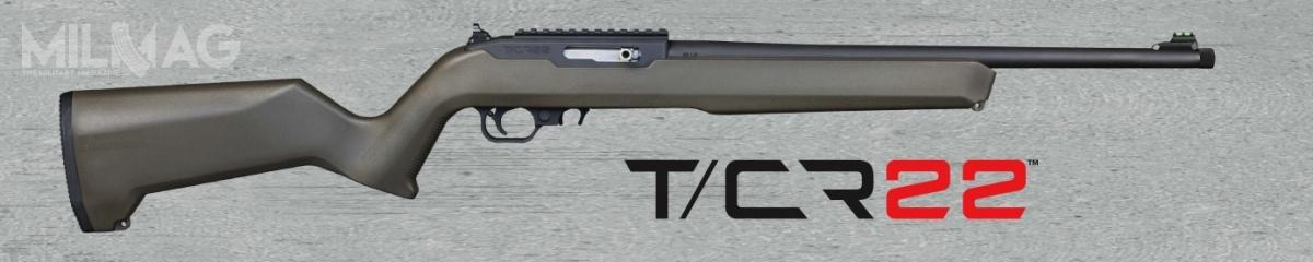 Karabinki bocznego zapłony Thompson/Center Arms T/CR22 dostarczane są w zestawie z pojedynczym 10-nabojowym magazynkiem. Cena sugerowana broni objętej dożywotnią gwarancją producenta, to na tynku amerykańskim 400 USD (1,4 tys. zł). /Zdjęcia i film: TC/R