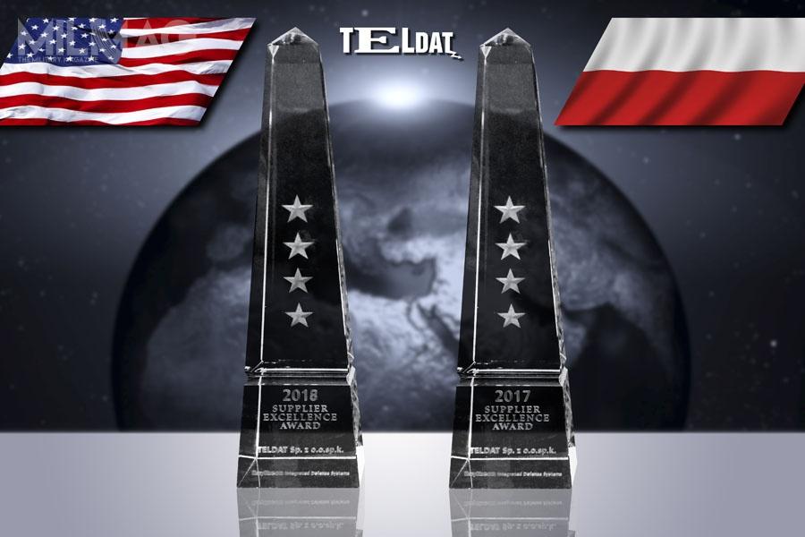 Teldat otrzymał wyróżnienie 4-Star Supplier Excellence Award dwa lata z rzędu, za 2017 i 2018 / Zdjęcie: Teldat