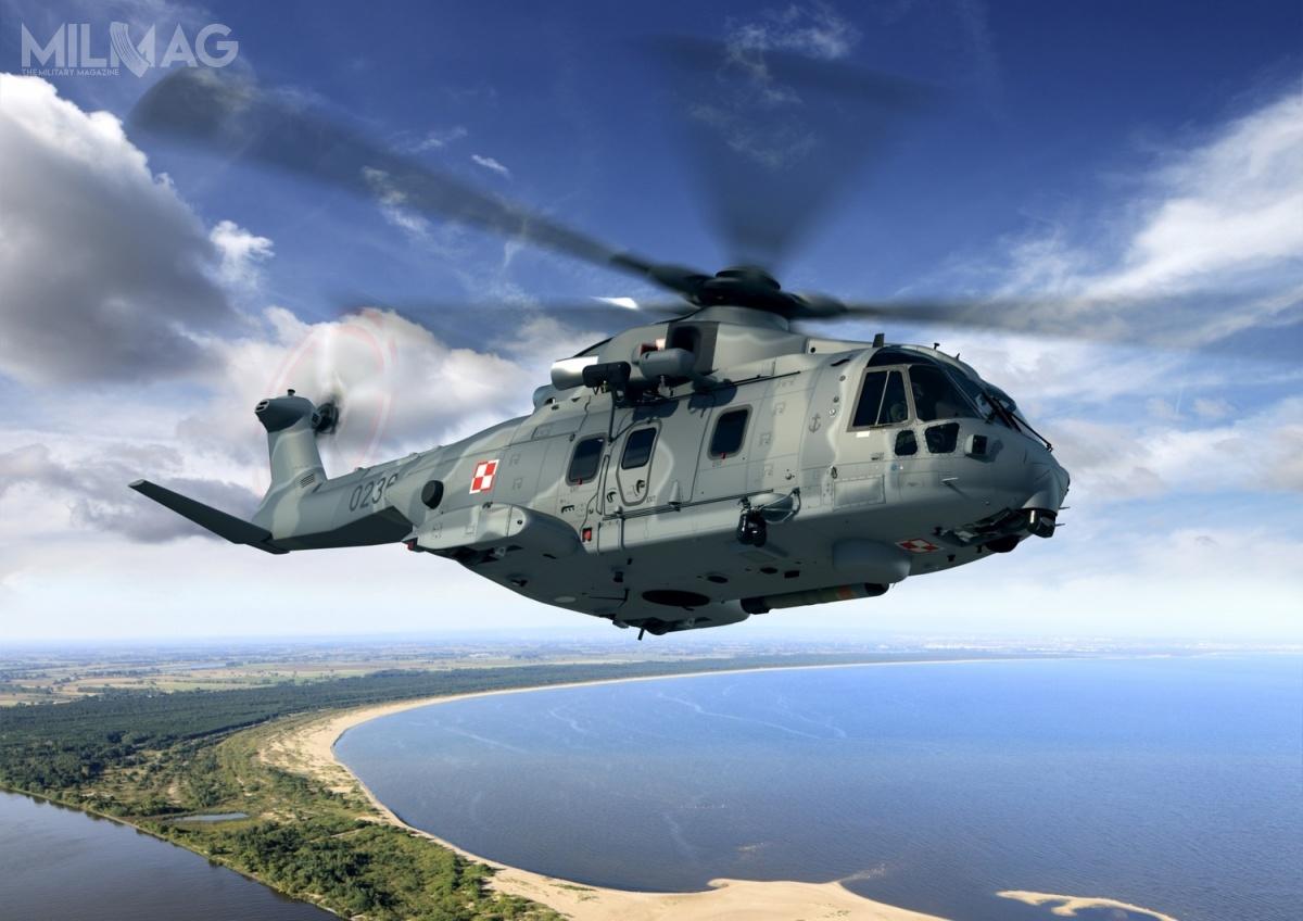 Systemy sonarowe Thales FLASH Sonics wejdą do wyposażenia czterech polskich śmigłowców zwalczania okrętów podwodnych, dolnych do prowadzenia bojowych akcji poszukiwawczo-ratowniczych, Leonardo AW101, zamówionych w ubiegłym roku. / Grafika: Polska Grupa Zbrojeniowa