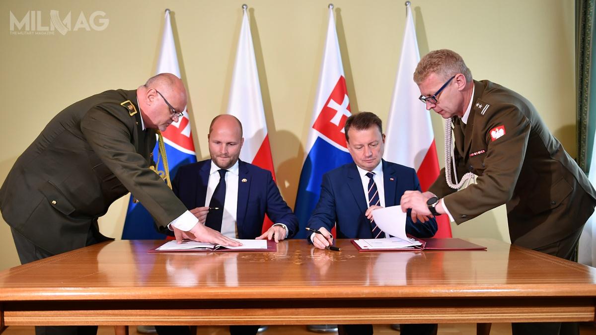 Ministrowie obrony Polski i Słowacji, Mariusz Błaszczak i Jaroslav Naď, podpisali dwustronne porozumienie dotyczące współpracy lotnictwa wojskowego w zakresie szkoleń i ćwiczeń
