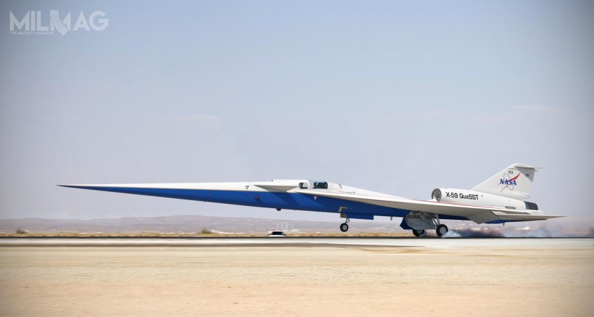 X-59 będzie pierwszym eksperymentalnym samolotem załogowym testowanym przez NASA od około 20 lat, gdy dokonano oblotów zbudowanego w skali samolotu McDonnell Douglas/Boeing X-36 (Tailless Fighter Agility Research Aircraft) i Boeing X-53 (Active Aeroelastic Wing) na bazie F/A-18 Hornet