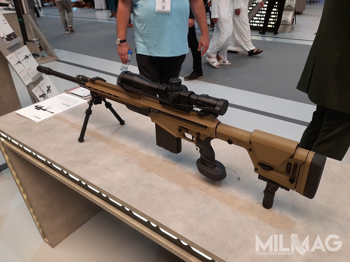 Broń jest zasilana nabojem 8,6 mm x 70 (.338 Lapua Magnum) / Zdjęcia: Hubert Marciniak